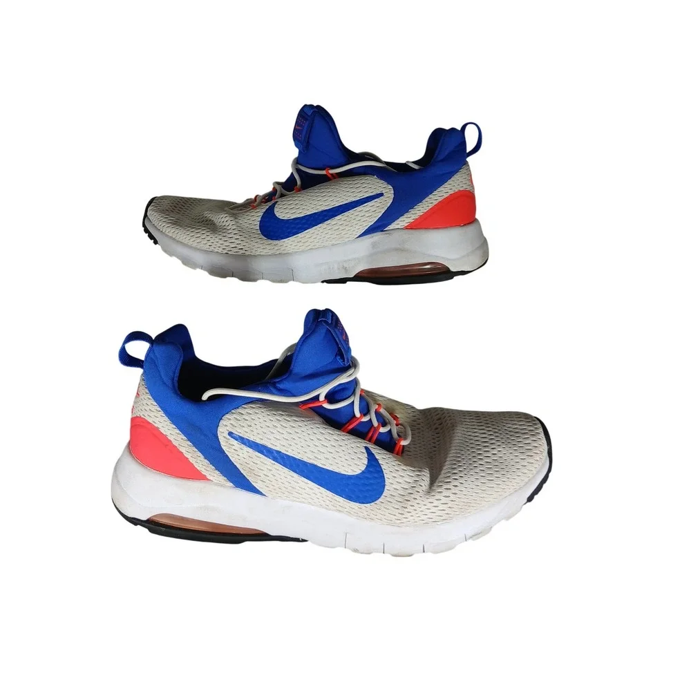 Nike Air Max Motion 2 Mens Shoes White Blue Orange Athletic‎ Sneakers Size 8